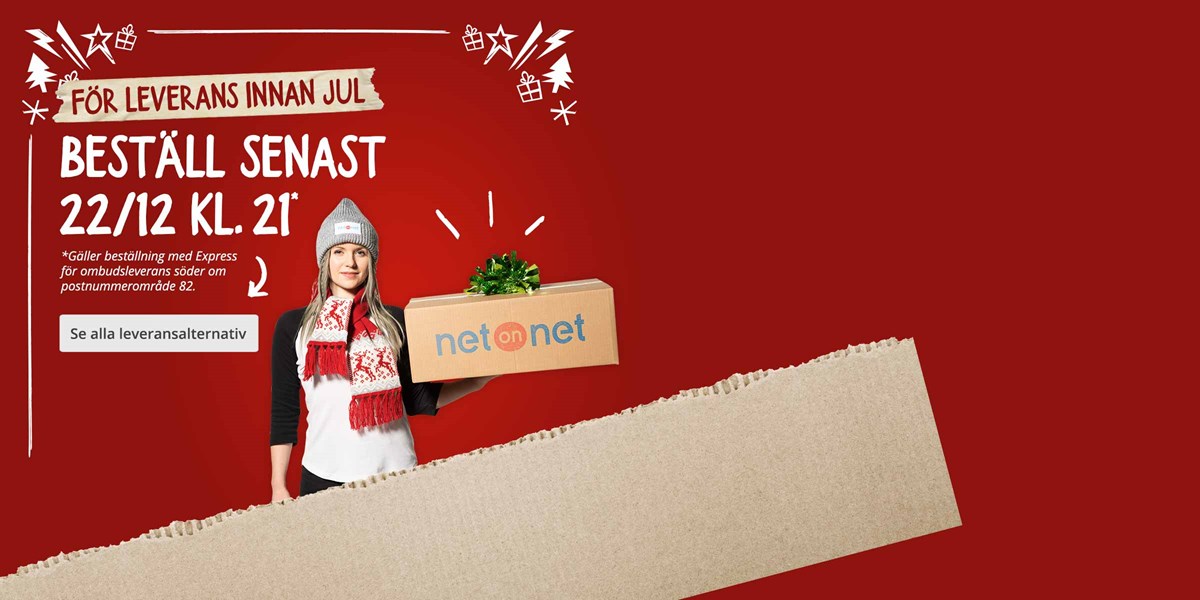 Vi levererar innan jul. Läs mer här.