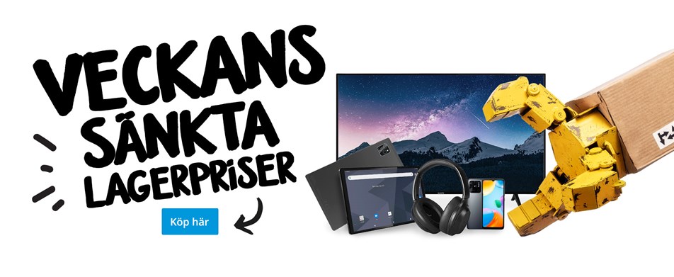 Veckans sänkta lagerpriser! Utvalda produkter med extra bra lagerpris.