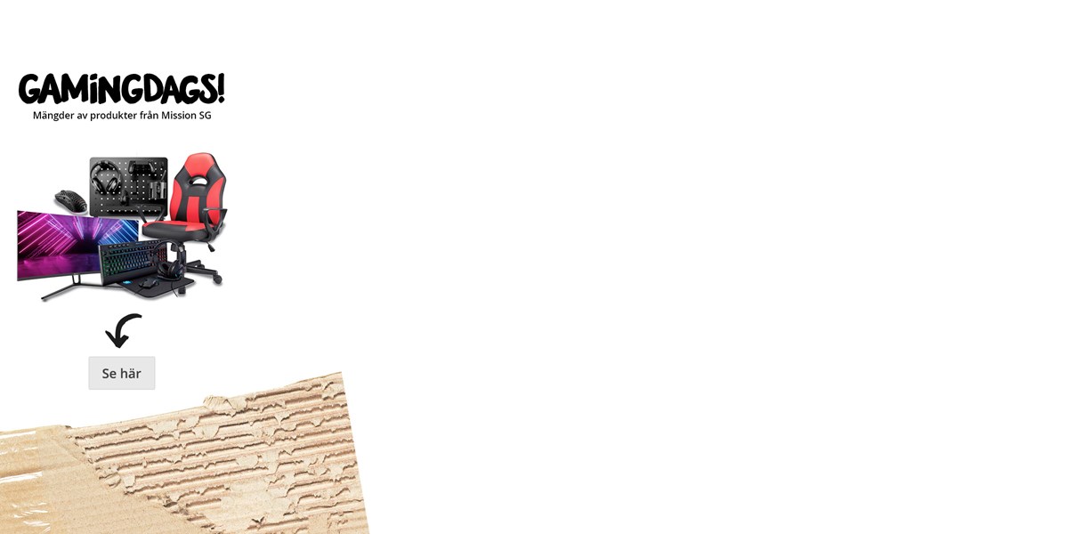 Gamingdags med produkter från Mission SG