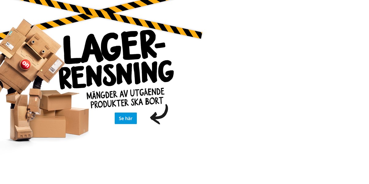 Lagerrensning. Mängder av utgående produkter ska bort. Se här!