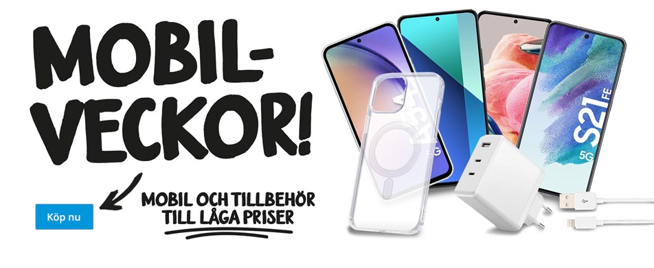 Mobilveckor! Mobil och tillbehör till låga priser.