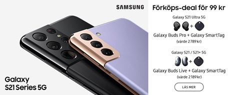 Galaxy Buds och SmartTag för 99 kr