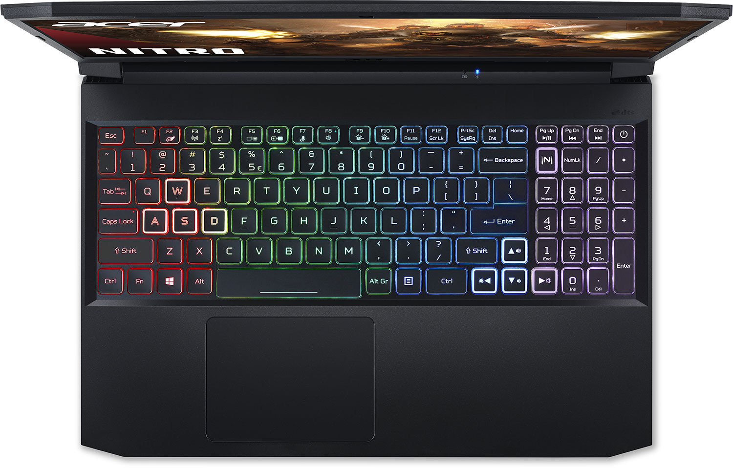 Acer Nitro 5 (NH.QBCED.00F), 15,6 tumsskärm i full hd med ips-panel