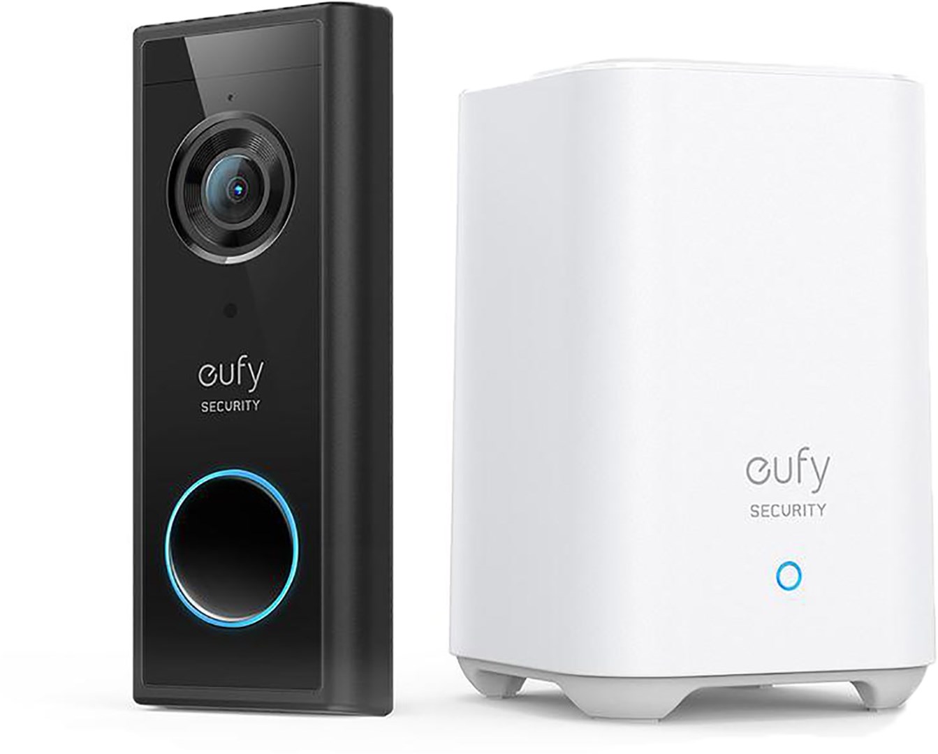 Eufy Video Doorbell 2K Black Kit with HomeBase