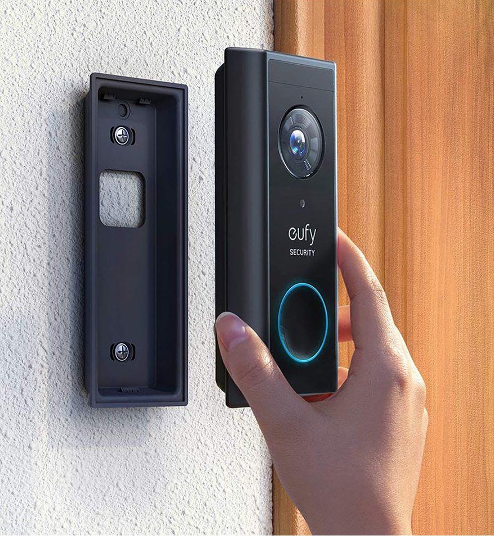 Eufy Video Doorbell 2K Black Kit with HomeBase