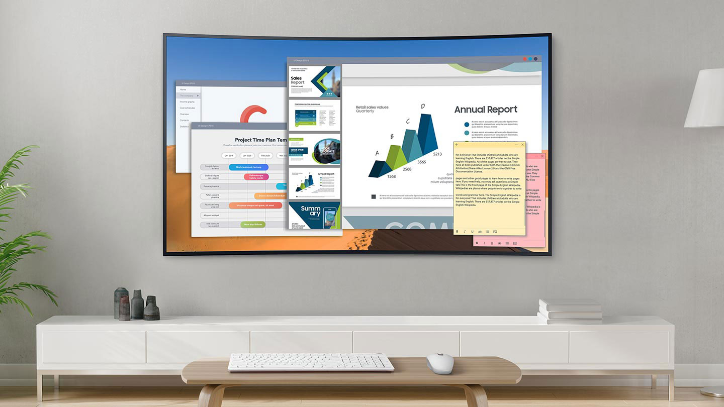 Samsung UE55TU8305KXXC 55" välvd 4K SmartTV med Crystaldisplay