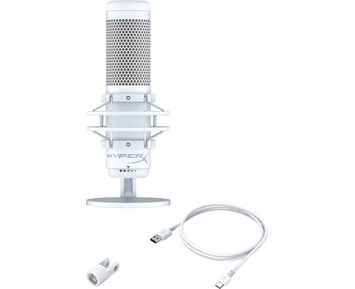 HyperX QuadCast S – RGB USB Condenser Mic - Whi... | NetOnNet