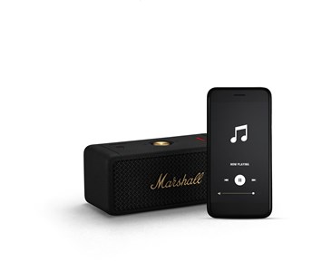 Marshall Emberton II - Black and Brass | NetOnNet