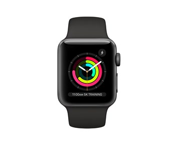 Apple Watch Series 3 GPS, 38mm Space Grey Alumi | NetOnNet