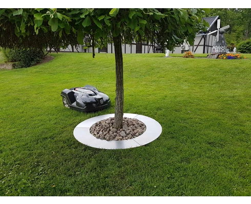 Ventura Tree ring 90cm for lawn movers metal unpainted | NetOnNet