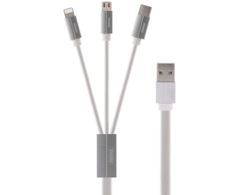 REMAX RC-094th Kerolla Series 3 in 1 Cable 1m White | NetOnNet