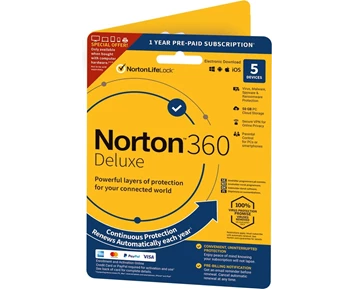 Norton 360 Security Deluxe Attach
