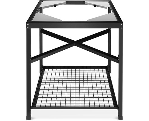 Bord för kamadogrill med förvaring och krokar