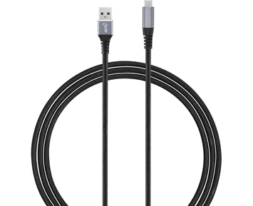 Andersson USB-A - USB-C 3.1 Gen 2 Braided Black/Space Gray 1,5m