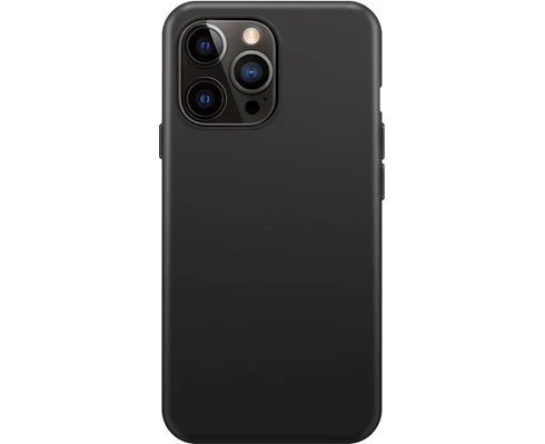 Xqisit Silicone Case Pro Anti Bac for iPhone 14 Pro Max - Black | NetOnNet