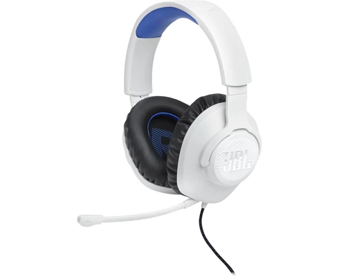 JBL Quantum 100 Playstation Wired Over-ear Headset White and