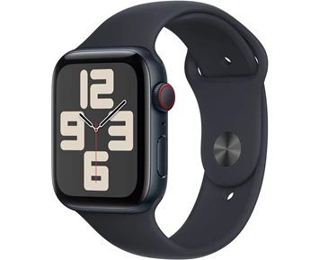Watch SE GPS + Cellular 44mm Midnight Aluminium Case with Midnight Sport Band - S/M