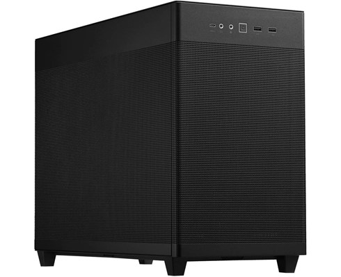 Small tower chassi med meshpaneler för bättre luftflöde