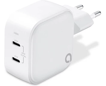Andersson WLC-G2300 - Wall Charger PD 45W 2xUSB-C White