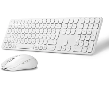 Andersson WSK-M3000 - Wireless Keyboard and Mouse Kit 2.4G+BT White