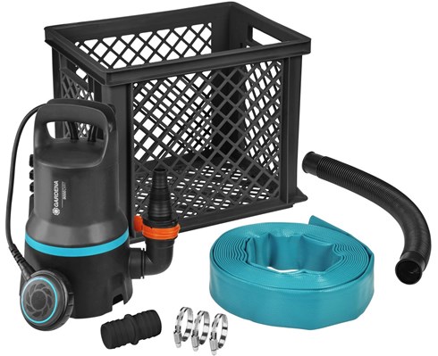 Startkit med spillvattenpump för smutsigt vatten