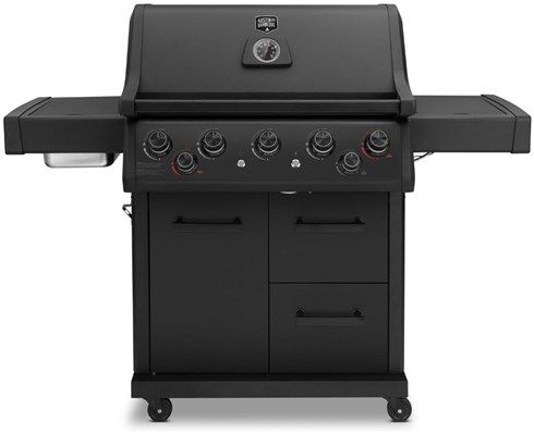 Kraftfull gasolgrill med rotisserie & keramisk brännare