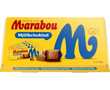 Marabou Marabou Partypack Mjölkchoklad 5-pack