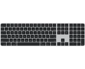 Magic Keyboard with Touch ID and Numeric Keypad for Mac models with Apple silicon - Swedish - Black Keys