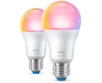 WIZ Wi-Fi RGB 60W A60 E27 - 2 pack