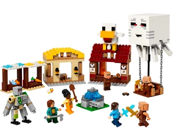LEGO LEGO Minecraft Byanfall med gastballong 21273
