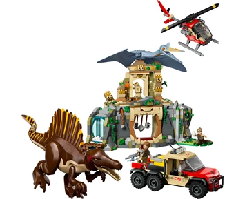 LEGO Jurassic World Flyguppdrag med spinosaurus & quetzalcoatlus 76976