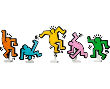 LEGO Art Keith Haring – dansande figurer 31216