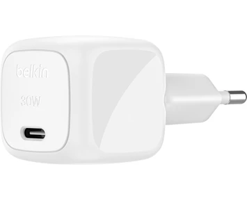 Belkin 30W USB PD Wall Charger with PPS - White