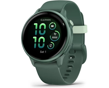 Garmin Vivoactive 6 AMOLED Smartwatch, Jasper Green/Jasper Green Metallic
