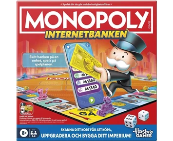 Hasbro Monopoly Internetbanken (Sv)
