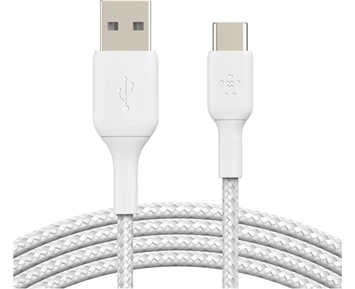 Belkin Belkin USB-A-USB-C, Braided, 2M