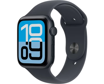 Apple Watch SE 3 GPS 44mm Midnight Aluminium Case with Midnight Sport Band - M/L
