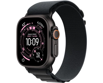 Watch Ultra 3 GPS + Cellular 49mm Black Titanium Case with Black Alpine Loop - Large
