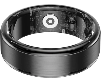 HAVIT Smart ring stainless steel, 5ATM, size 11, Deep grey/Black