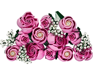 LEGO Botanicals Bukett med rosa rosor 10