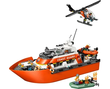 LEGO City Kustbevakningens räddningsbåt