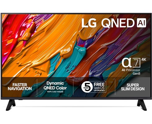 LG 43" 7E 4K AI QNED Smart TV (2025)