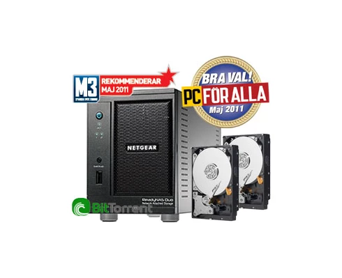 Netgear ReadyNAS DUO RND2000+2TB+2TB | NetOnNet