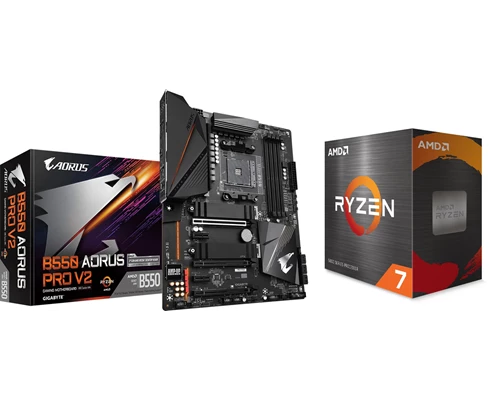 Gigabyte B550 AORUS PRO V2 + AMD Ryzen 7 5800X 3.8 GHz | NetOnNet