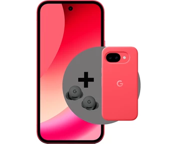 Google Pixel 10a 128G Berry + Pixel 10a Case Berry + Pixel Buds 2a - Hazel