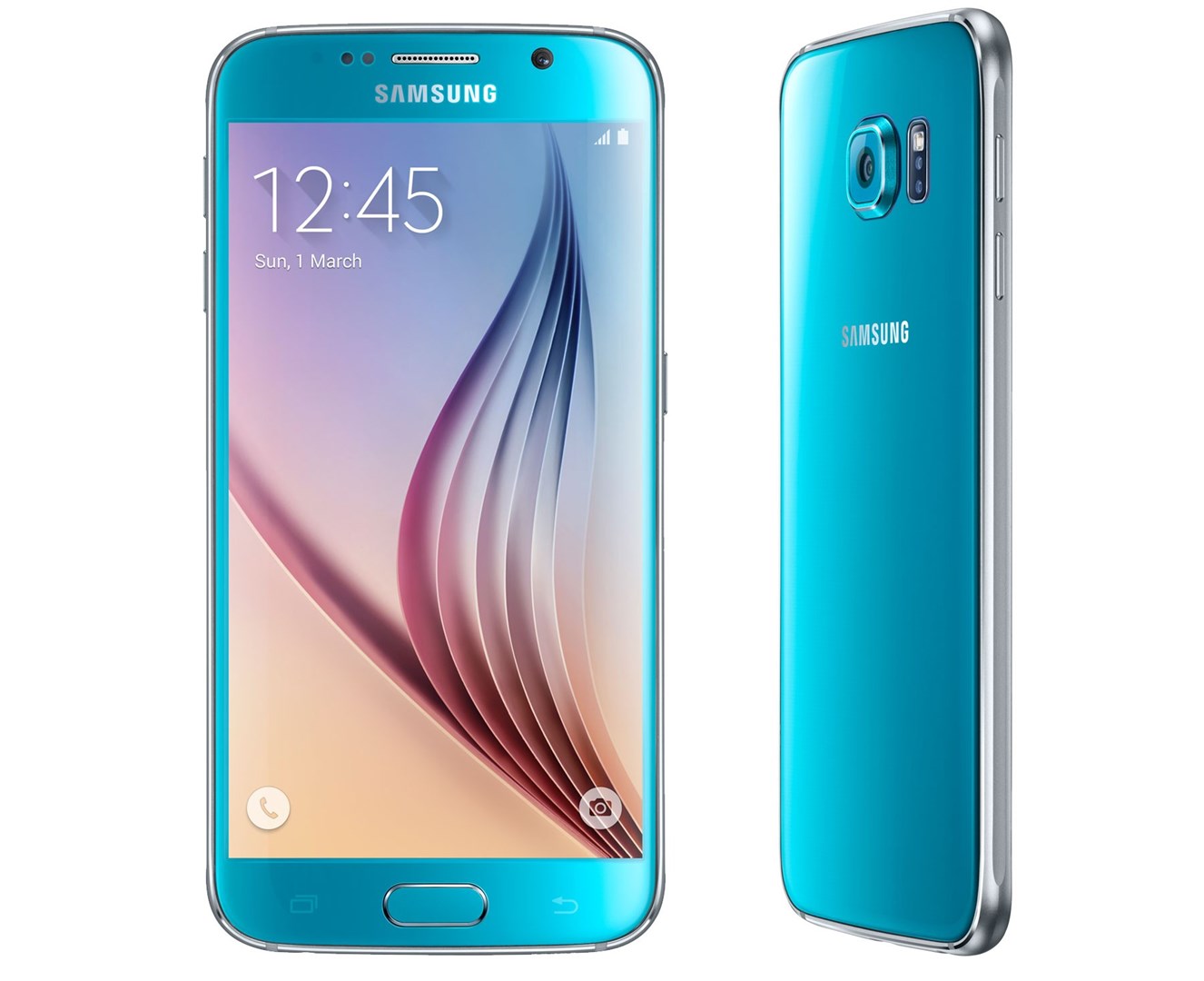 Samsung Galaxy S6 Flat 32GB Blue | NetOnNet