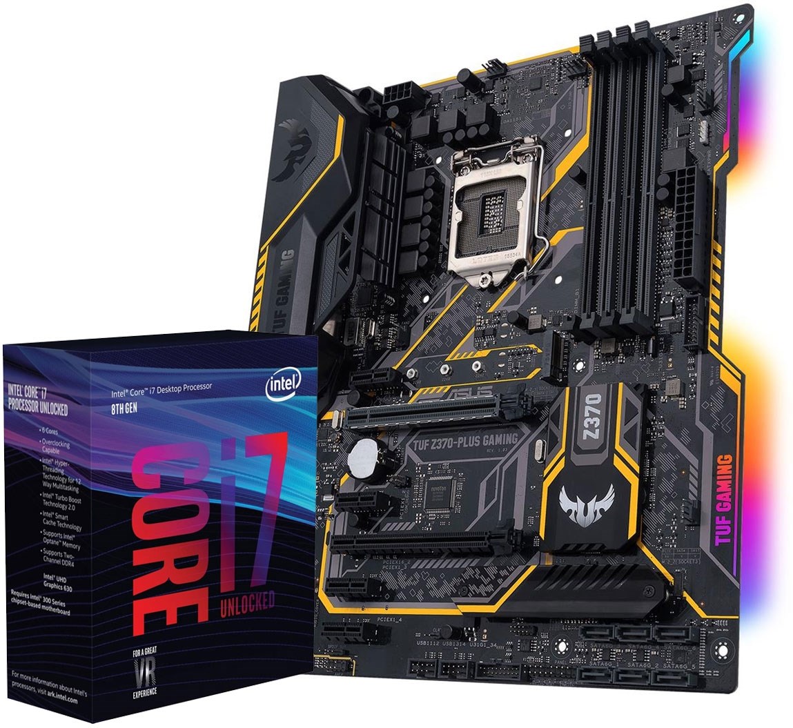 CPU +マザボセット i7-8700K・Z370-F CPU +マザボセット i7-8700K・Z370-F
