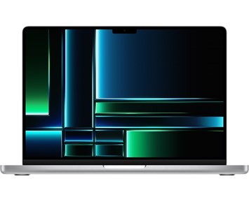 Apple 14-inch MacBook Pro: Apple M2 Pro chip with 10‑core CPU and 16‑core GPU, 512GB SSD - Silver