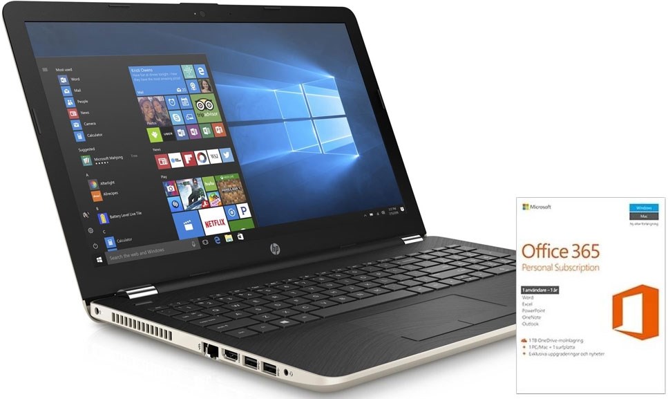 Notebook 15bs013no + Office 365 Personal