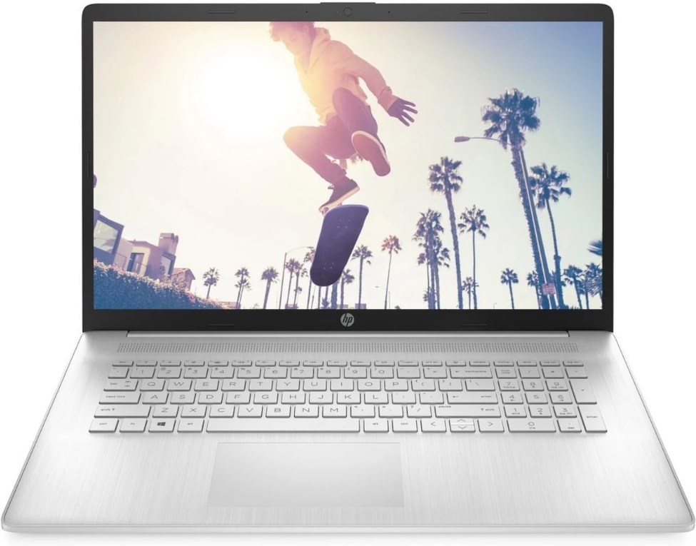 PC Portable HP 17-cp2050nf - Écran 17,3'' HD+ - Processeur AMD Ryzen 5 - 16 Go RAM - SSD 512 Go - Idéal Travail Et Multimédia